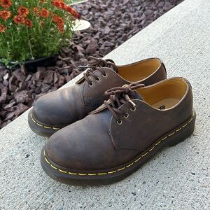 Brown Dr. Martens Oxford Loafers